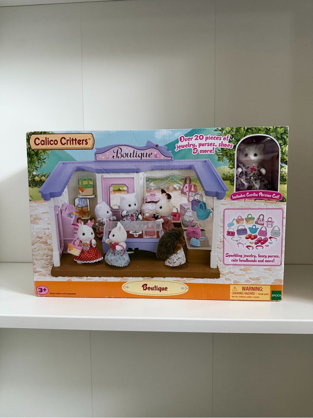 Calico Critters Boutique Playset factory sealed